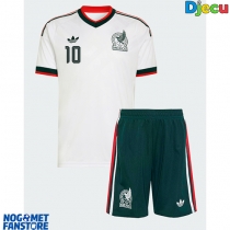 Meksiko Alexis Vega #10 Gostujuci Dres za djecu SP 2026 Kratak Rukav (+ Kratke hlače)